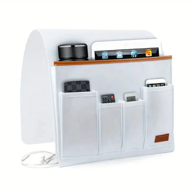 organisateur mural moderne marron noir rangement adhésif téléphone portable clé usb carte crédit tasse