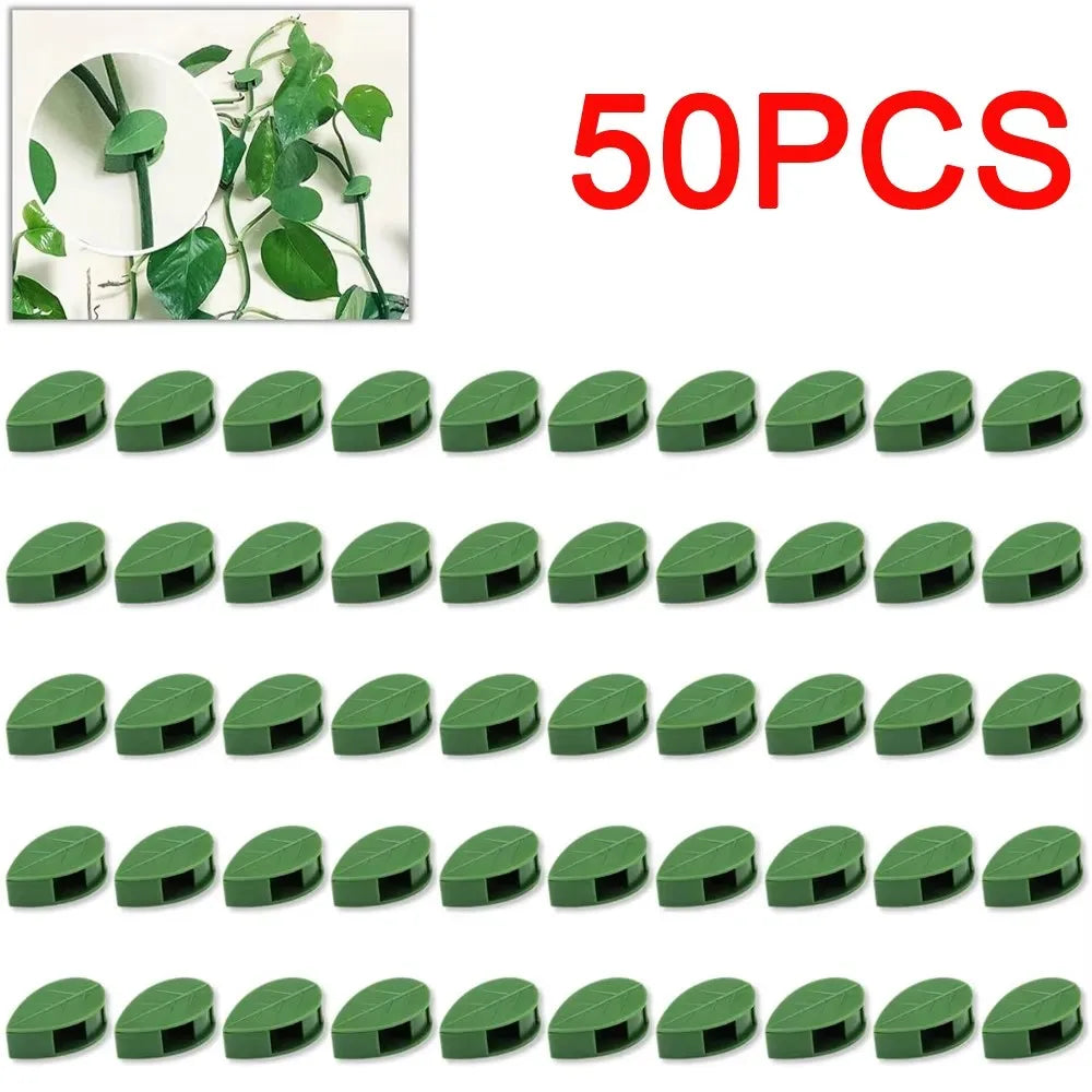 pinces plantes adhésives vertes feuilles imprimées modernes support mur invisible 10 20 50 pièces