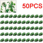 pinces plantes adhésives vertes feuilles imprimées modernes support mur invisible 10 20 50 pièces