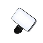 lampe led portable rechargeable blanc noir réglable clip moderne compact selfie