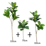 Plante artificielle ficus grande feuilles vert moderne décoration extérieure intérieure 100cm 150cm