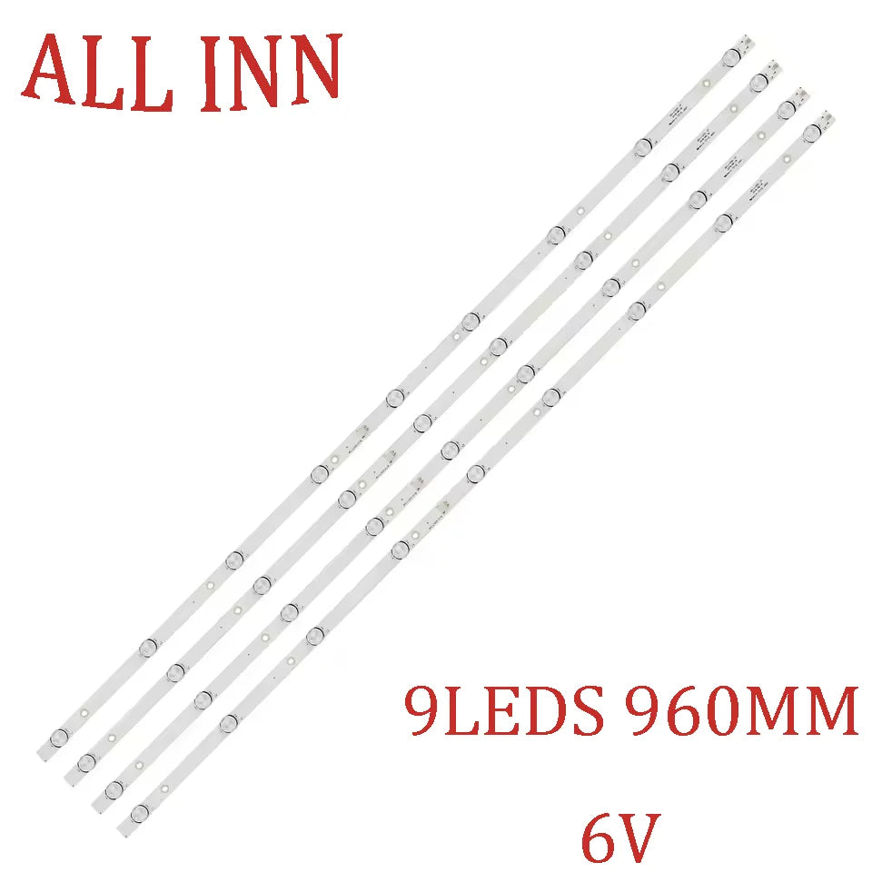 bande lumineuse led blanc 960mm diodes 6v moderne sans visibilité fixations