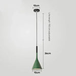lampes suspendues modernes noir bronze gris clair abat jour conique living bedroom dining room