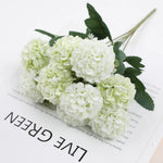 décoration mariage fleurs artificielles soie bouquet table intérieur centre decoration bleu rose blanc vert