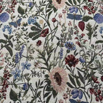 tissu chenille polyester opaque fleurs motifs peinture huile sofa coussin diyversible tablecloth nappe