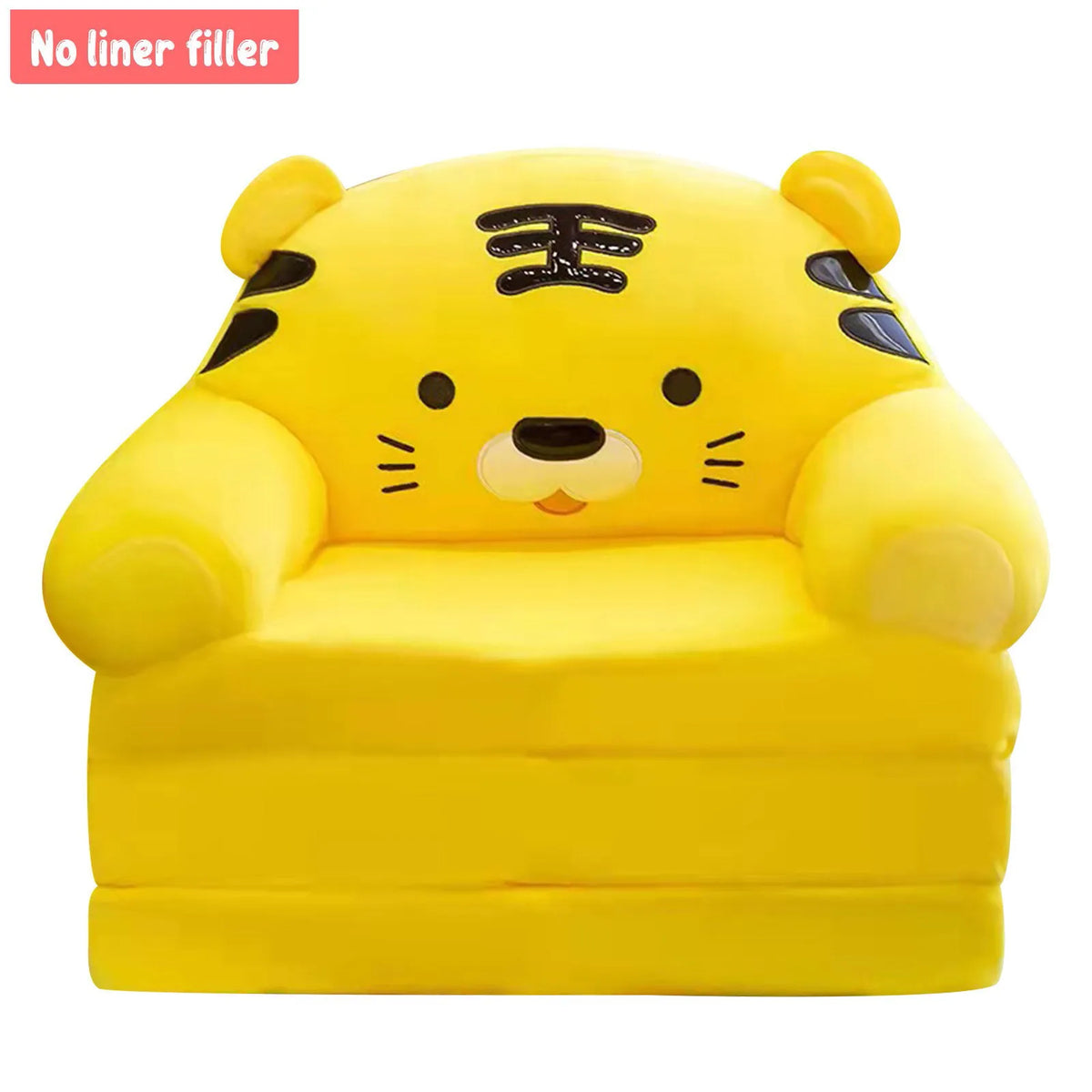 fauteuils pliables enfants motifs animaux vert jaune rouge moderne polyester