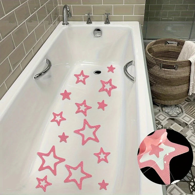 autocollants étoiles bleu clair moderne adhésifs salle bain toilettes décoration amovibles