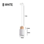 suspension lumineuse moderne pendentif câble gris noir blanc