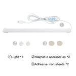 lampe led armoire blanc moderne clips interrupteur trois couleurs fixe usb rechargeable
