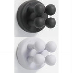crochets adhésifs pvc moderne porte savon multi usage rangement mur orange rose gris noir