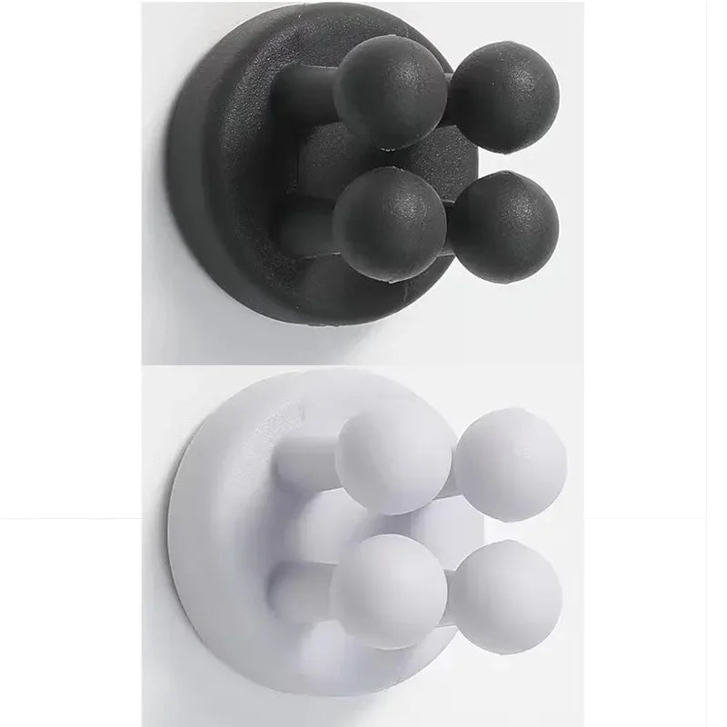 crochets adhésifs pvc moderne porte savon multi usage rangement mur orange rose gris noir