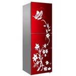 autocollants decoratifs fleurs papillons noir blanc minimaliste adhésif mur 30x30cm 60x40cm 70x25cm decoration maison