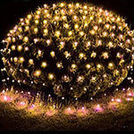 guirlande lumineuse solaire 3m 2m filet maille blanc chaud moderne télécommande étanche ip65 led