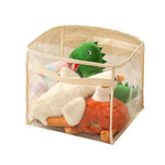 sac rangement transparent moderne beige poignées multifonctionnel grande capacité plastique imperméable