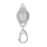 lampe torche portable mini led clé porte moderne compact anneau métallique