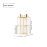 organisateur suspendu étagère armoire maille fine moderne réutilisable chambre beige clair opacité crochets multifonctionnel