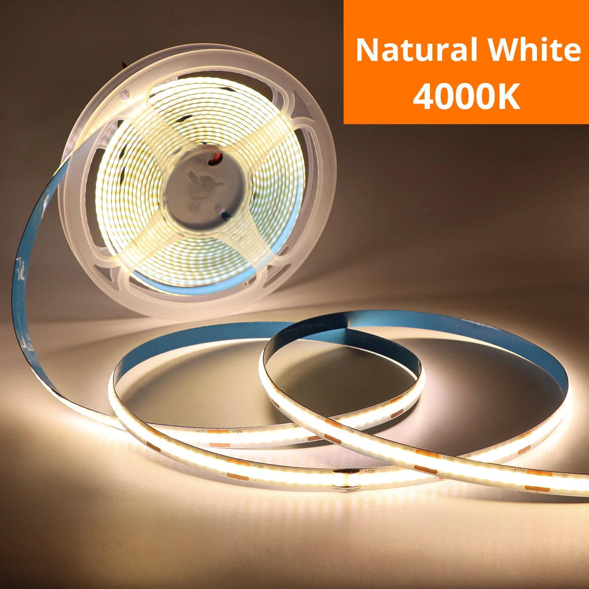 ruban led blanc moderne adhésif 12v 320leds toujours allumé alimentation centralisée éclairage chambre