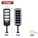 lampadaire solaire led moderne noir blanc ip65 extérieur mur télécommande capteur infrarouge