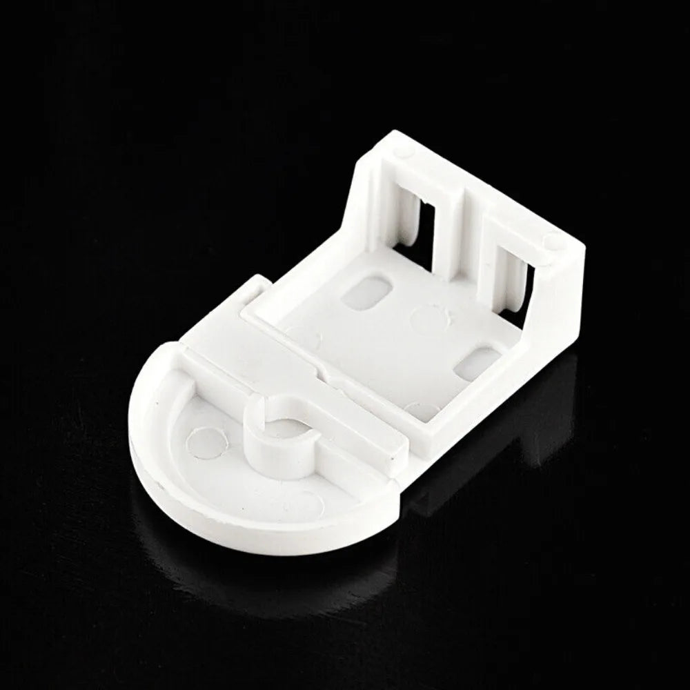 chaîne rideau blanches moderne opaques eyelets plaque fixation