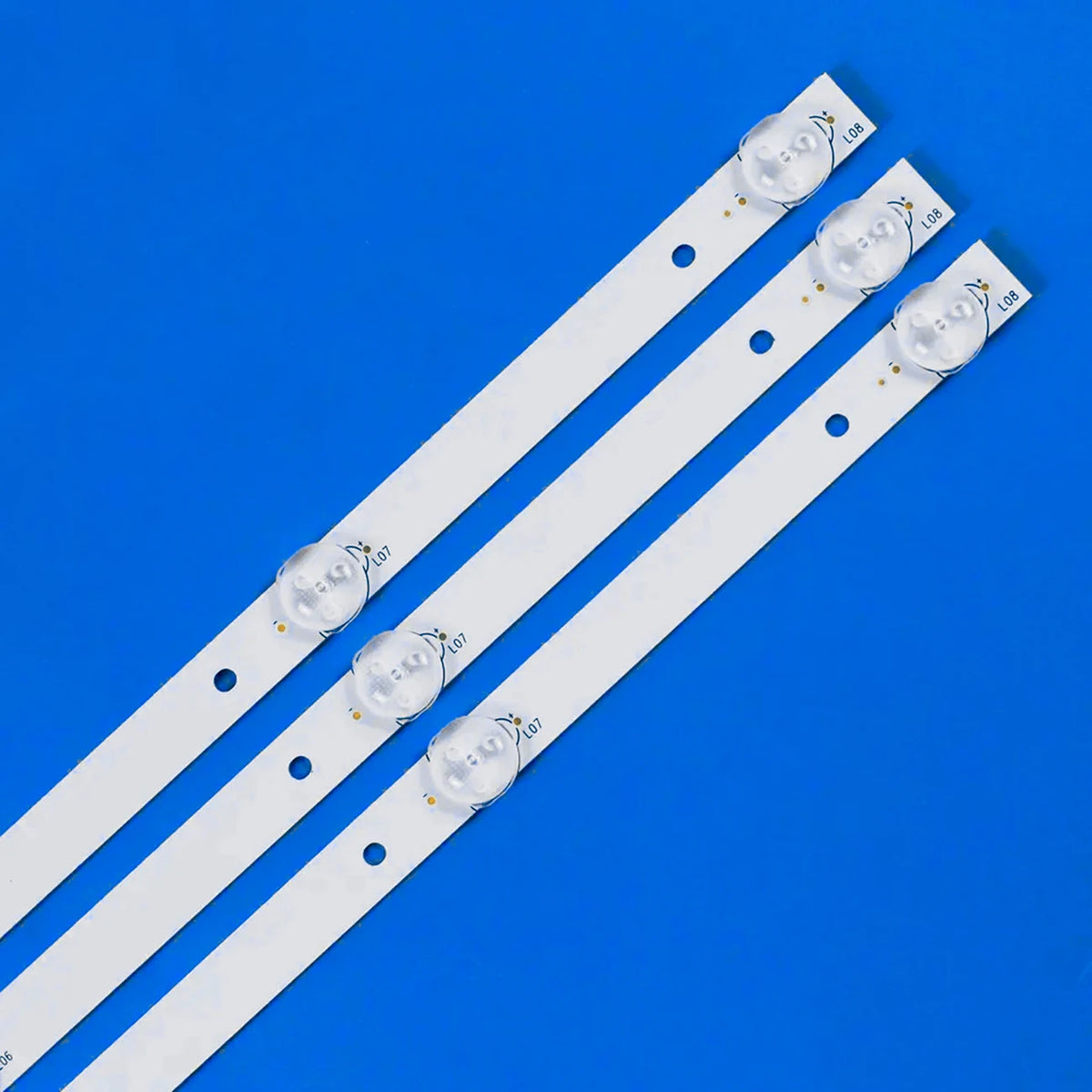 bande lumineuse led blanc moderne rétro éclairage téléviseur kit led trous