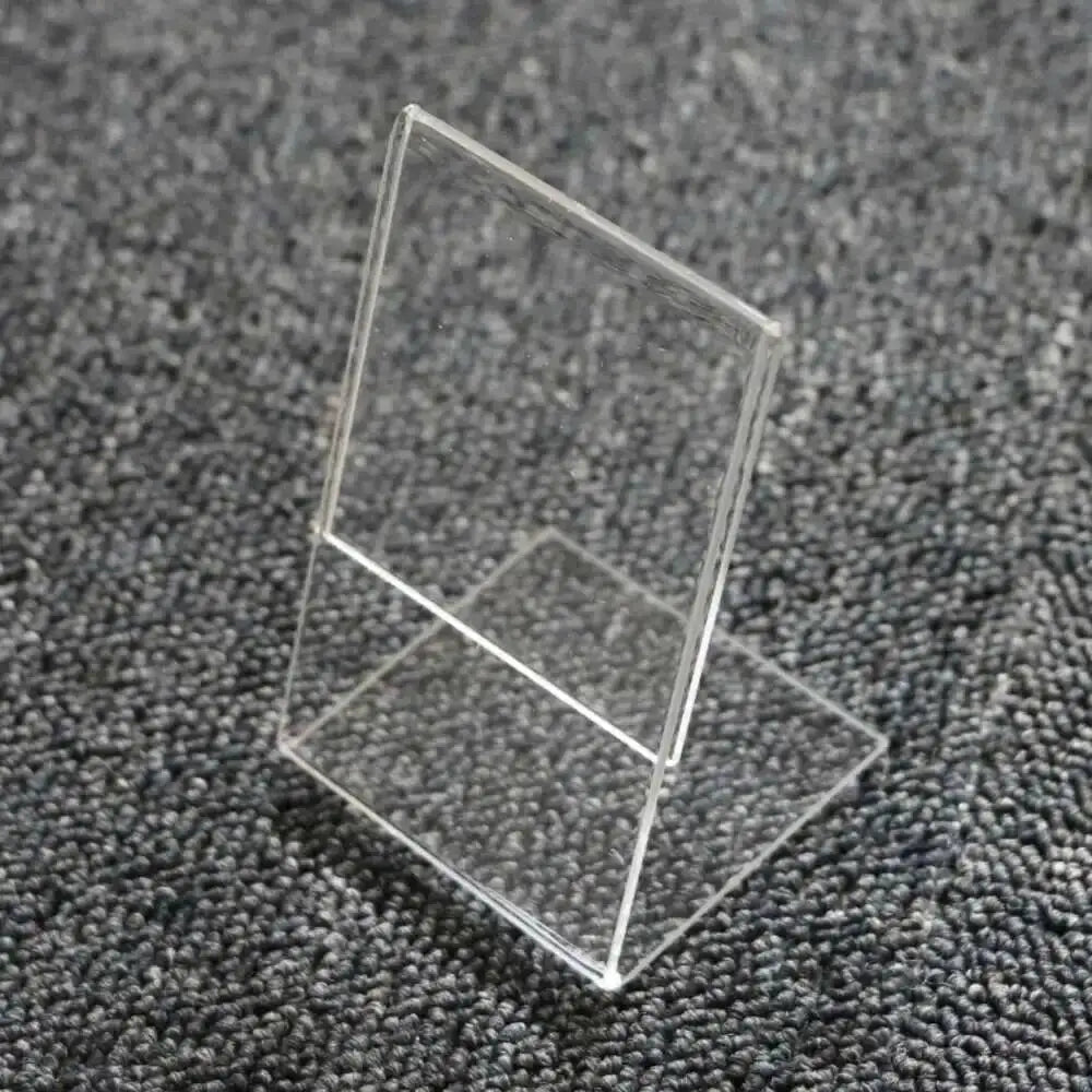 support photo transparent moderne 10x15cm 8x12cm 9x13cm incliné vertical horizontalportrait menu mariage publicitaire