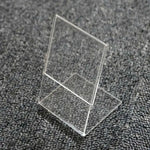 support photo transparent moderne 10x15cm 8x12cm 9x13cm incliné vertical horizontalportrait menu mariage publicitaire