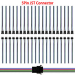 connecteur led jst broches noir câbles multicolores plat certification