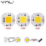 puce led cob 50w 70w 100w blanc chaud lumière froide croissance moderne aluminium