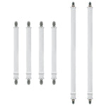 attaches drap noir blanc clips ressorts tissu lisse ajustables utilitaires chambre coucher fournis clips