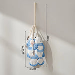 poisson décoratif bois rustique marin cordelette blanc bleu beige brun rayures horizontales coquille