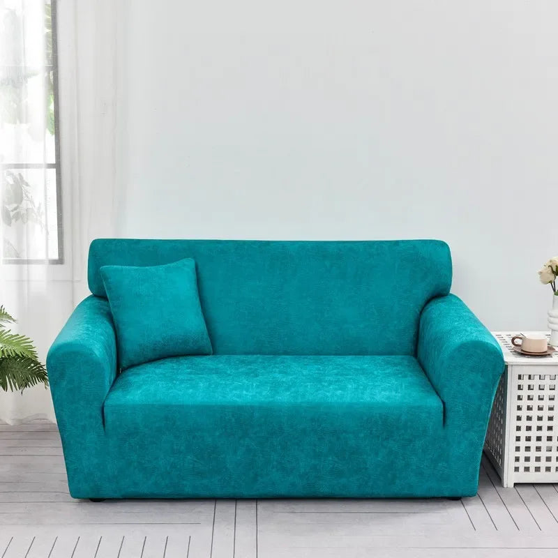 housse canapé marron clair texture grunge moderne polyester solide accueil single double four