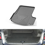 tapis coffre noir tapis latex fibre naturelle rayures horizontales texture micro perforée moderne imperméable