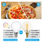 ampoule led e14 blanc mat moderne 2700k 4500k 250lm 360deg 25000h