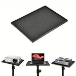 support rack storage plateau microphone projecteur ordinateur portable fixation sangle interface 1/4 chevignon métal