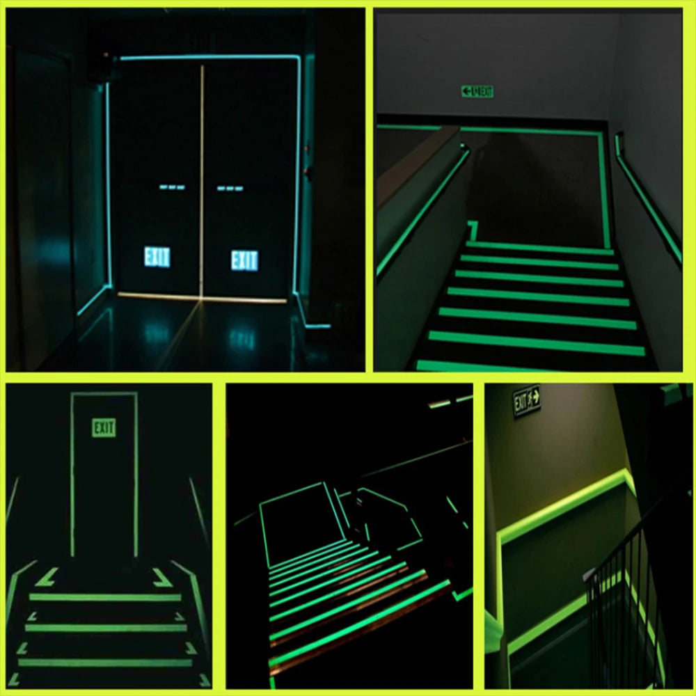 décoration murale fluorescente stickers diy panneau indicateur lettres motifs vert fluo