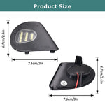 lampe led miroir voiture noir diodes clips câbles modernes dodge ram 1500 2500 3500