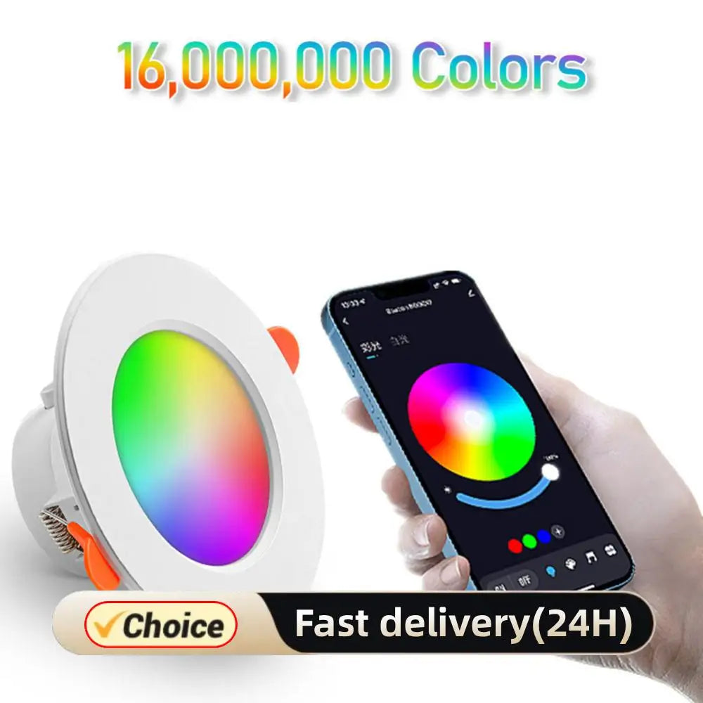 spot led blanc orange moderne 113 50mm rgb led aluminium translucent