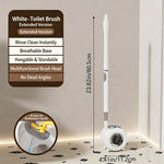 brosse wc murale canard jaune poils gris moderne salle bain ventouse sans angle mort