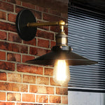 lampe murale industrielle noir bronze mat réglable abat jour filaire 220v fluxlumineuxfaible