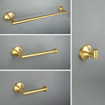 accessoires salle bain doré porte savon porte savonnette porte serviettes moderne minimaliste