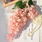 décoration intérieure bouquet artificiel lilas violet rose blanc 75cm naturel