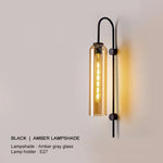 lampe murale moderne or argent transparente élégante câble électrique fixée chambre cuisine
