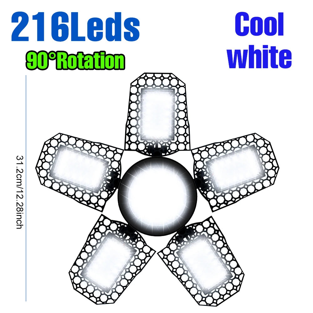 lampe led déformable noire grille hexagonale moderne e27 haute luminosité 20000h