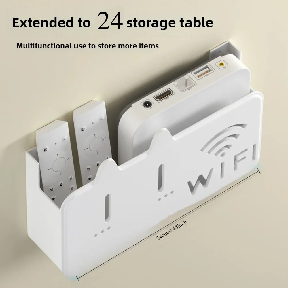 boîte rangement murale routeur blanc moderne facile plastique respectueux environnement minimaliste