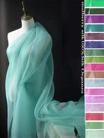 tissu organza soie rose clair marron clair bleu clair noir violet clair moderne élégant