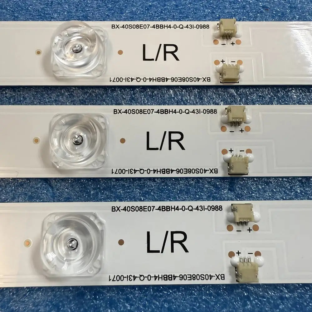 bande lumineuse led blanc moderne 10 pièces set technologie aluminium