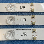 bande lumineuse led blanc moderne 10 pièces set technologie aluminium