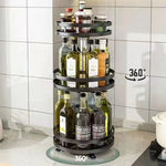 Rangement pour épices avec rotation complète