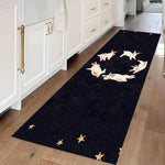 tapis moderne vert lapins étoiles adhésif doux extérieur décoration chambre commercialisation