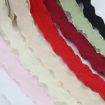 rubans adhésifs classiques 4cm blanc rose rouge vert noirFRINGESDECORATIONCHEVEUXNOEUDFLEURSARTIFICIELS